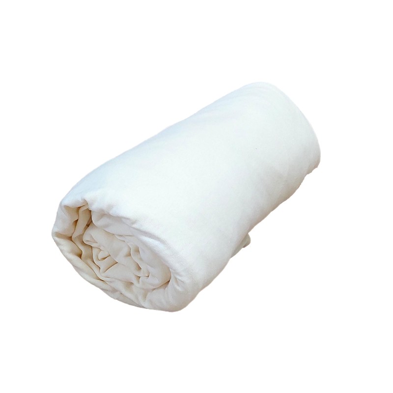 tradilinge Drap housse jersey 100% coton ÉCRU