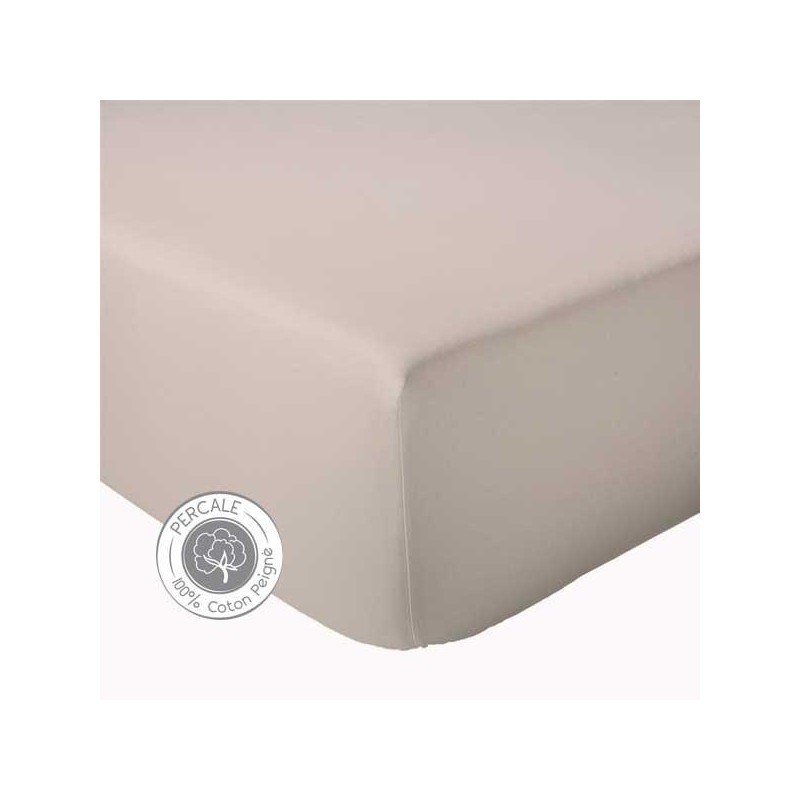 tradilinge Drap housse percale Tradilinge LIN