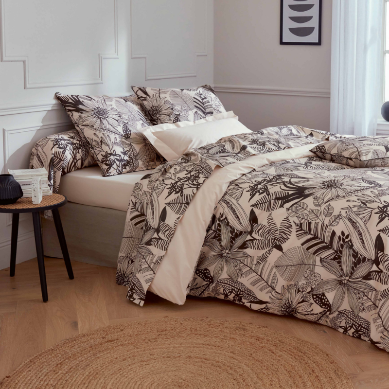 Tradilinge Drap Percale Tradilinge ALBA NOIR