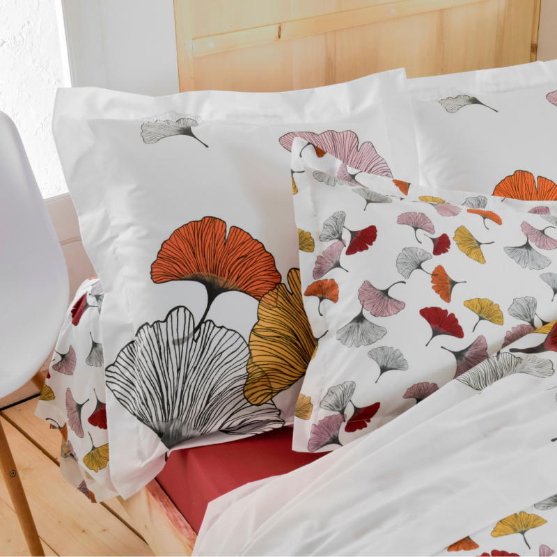 Tradilinge Drap Percale Tradilinge GINKGO ROSE