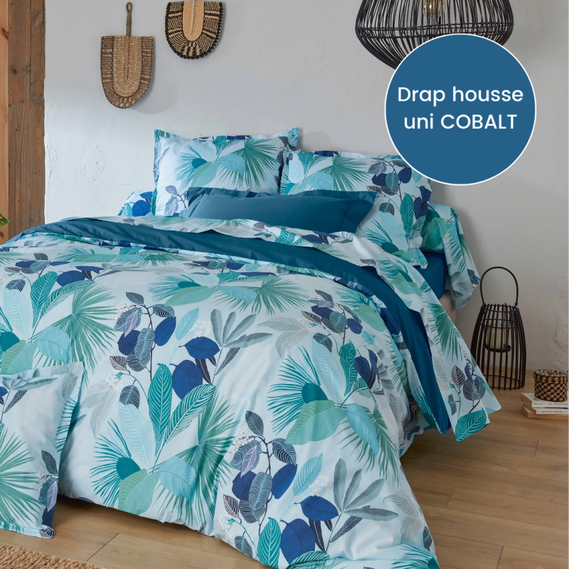 Tradilinge Drap Percale Tradilinge MOOREA COBALT