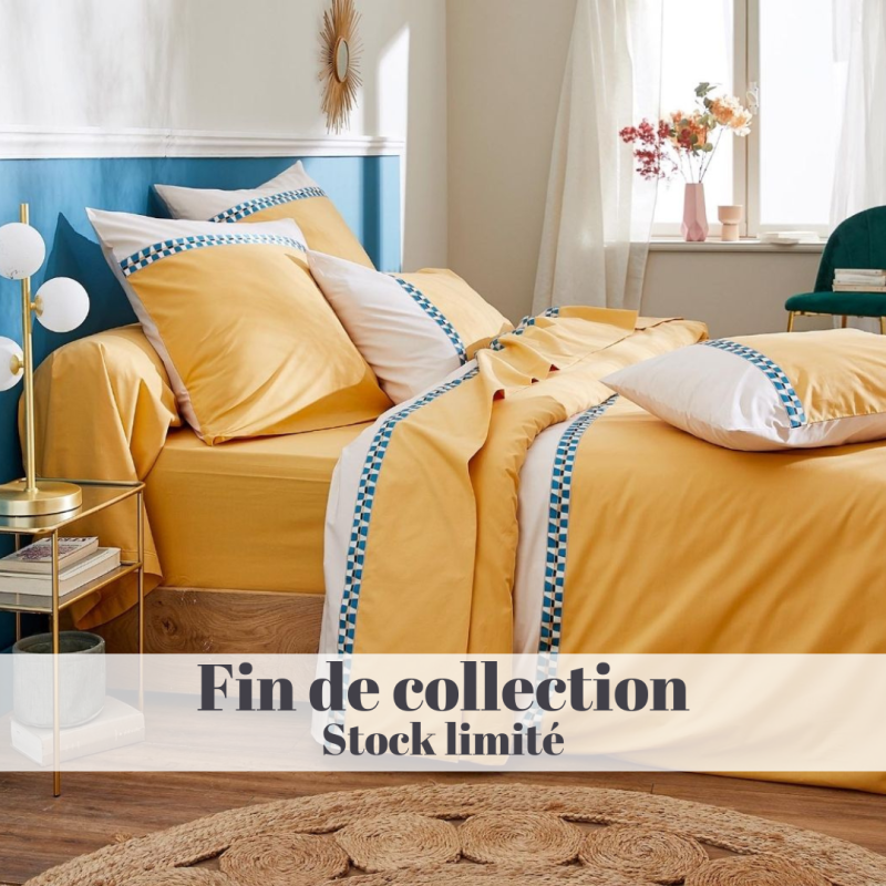 tradilinge Drap percale Tradilinge ROMY AMBRE