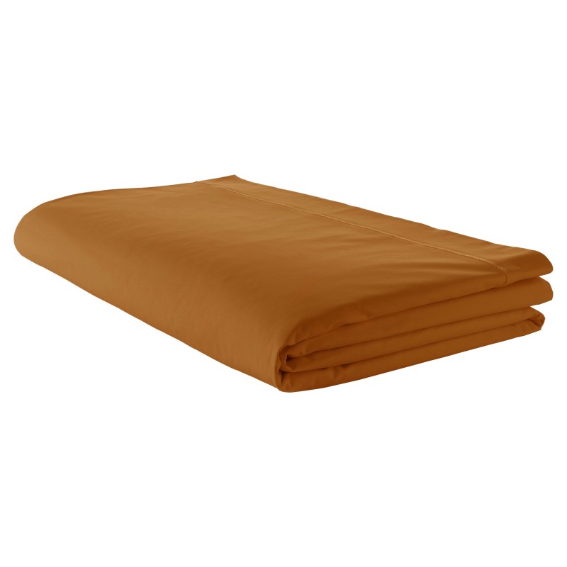 tradilinge Drap plat 100% coton Tradilinge CAMEL