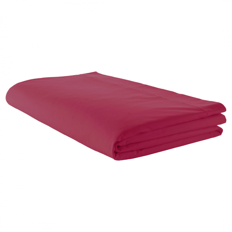 tradilinge Drap plat 100% coton Tradilinge MAGENTA tradilinge Drap plat 100% coton Tradilinge MAGENTA
