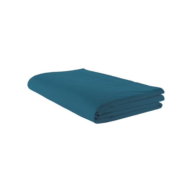 tradilinge Drap plat percale Tradilinge COBALT