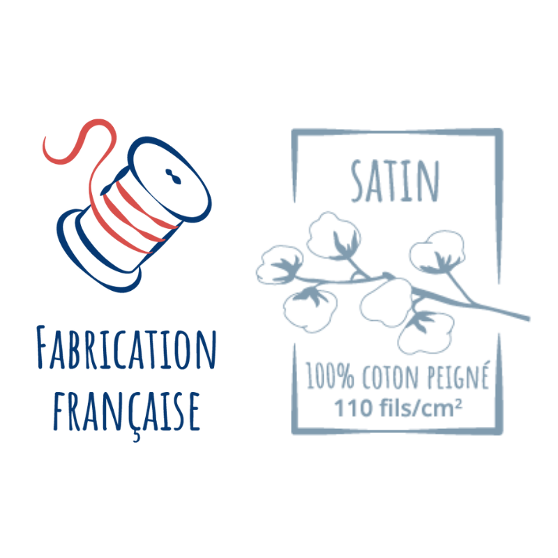 Tradilinge Drap Plat Satin Tradilinge CUIR