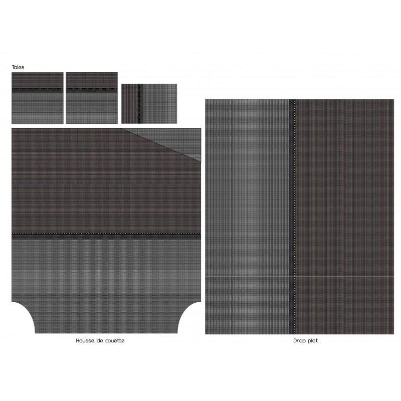 Tradilinge Drap Satin Tradilinge ENZO NOIR