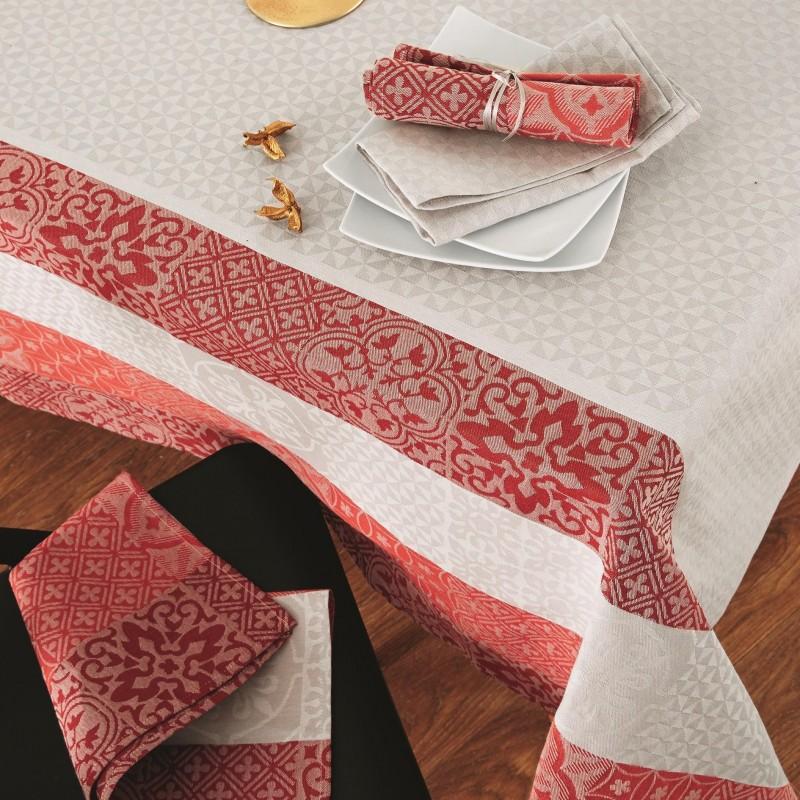 Tradilinge Nappe MOSAIC RUBIS