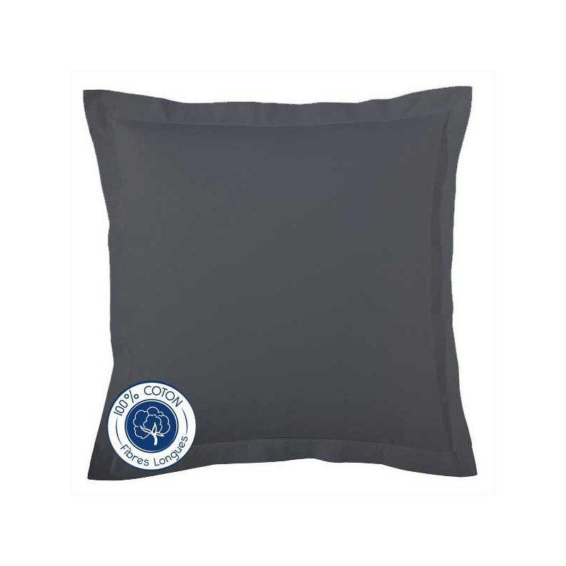 tradilinge Taie 100% coton Tradilinge CARBONE