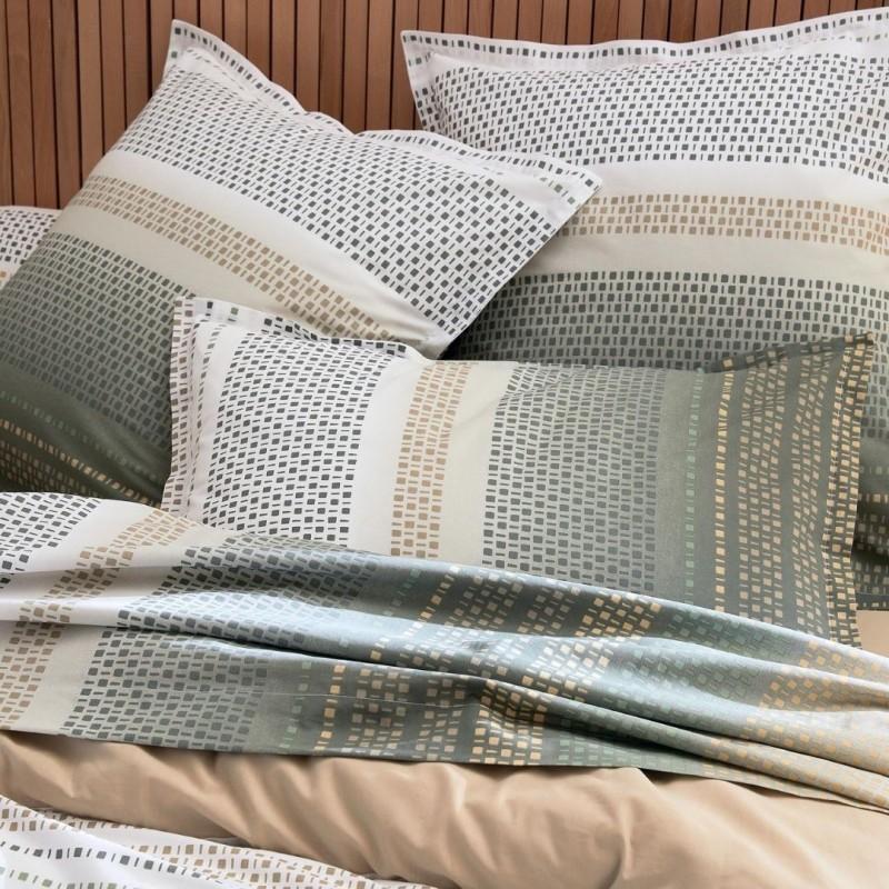 tradilinge Taie 100% coton Tradilinge NIAGARA KAKI