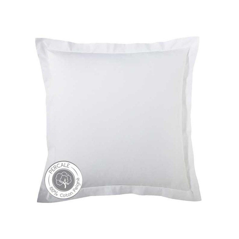 tradilinge Taie percale Tradilinge BLANC