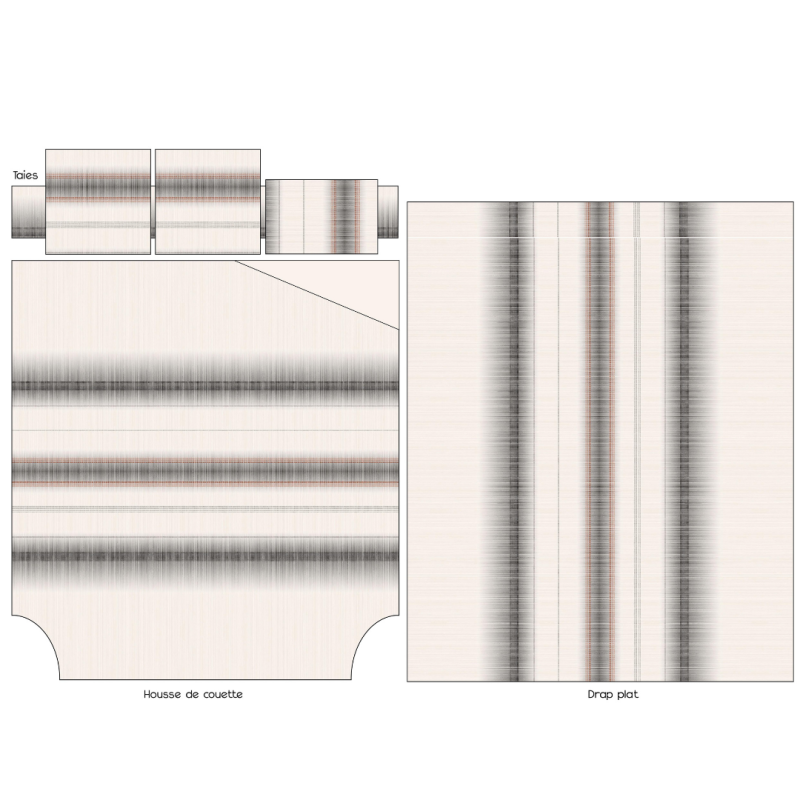 Tradilinge Taie Percale Tradilinge ESTEBAN CUIVRE