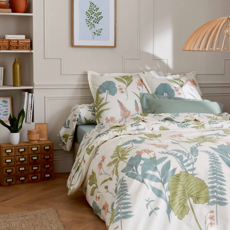 Tradilinge Taie Percale Tradilinge FÉERIE SAUGE