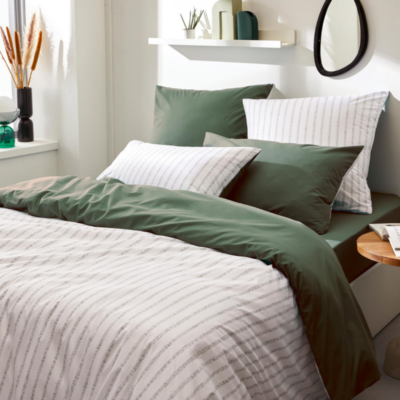 Tradilinge Taie Percale Tradilinge GABY KAKI