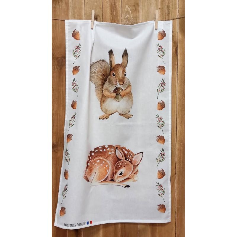 tradilinge Torchon ECUREUIL