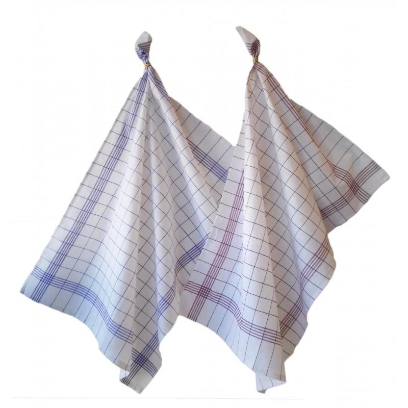 tradilinge Torchons à carreaux - lot de 6