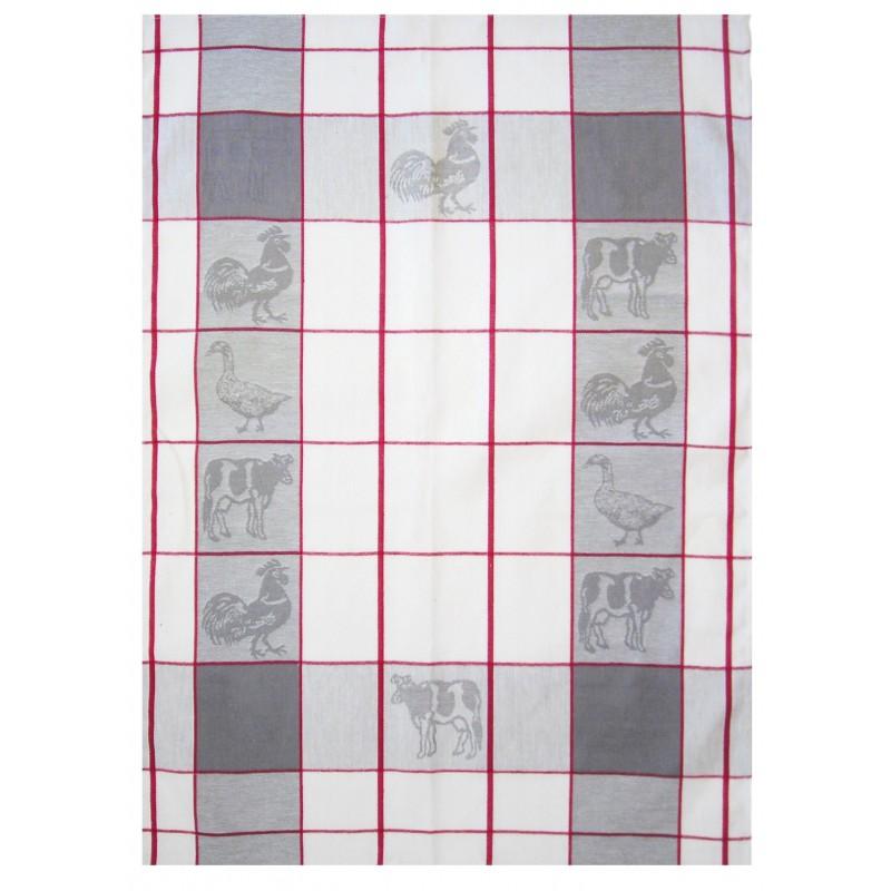 Tradilinge Torchons FERMETTE - Lot De 6