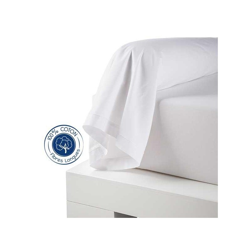 tradilinge Traversin 100% coton Tradilinge BLANC