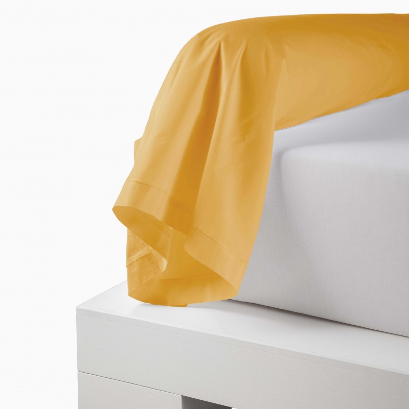 tradilinge Traversin 100% coton Tradilinge MOUTARDE