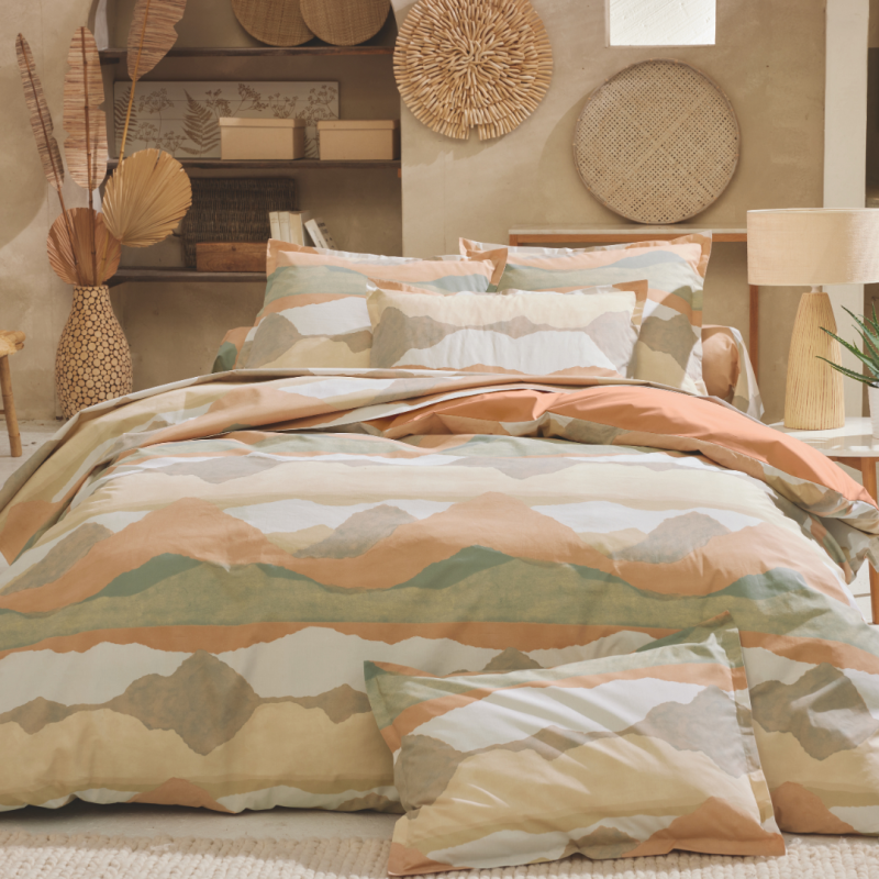 tradilinge Traversin percale Tradilinge LAND CRAIE