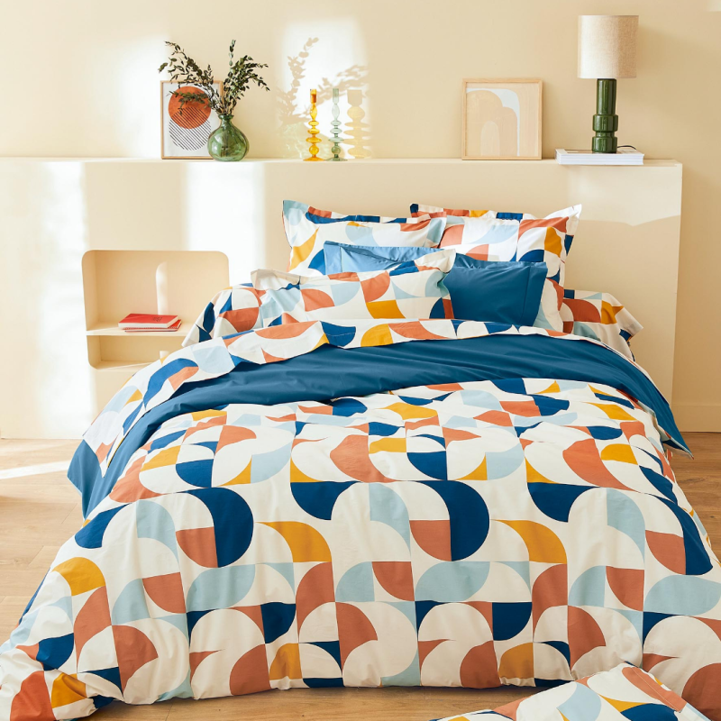 Tradilinge Traversin Percale Tradilinge MODULO COBALT