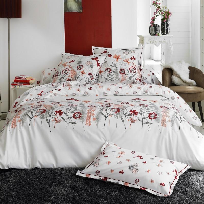 Tradilinge Traversin Percale Tradilinge PETITE FOLIE ROUGE