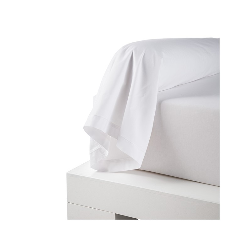 Tradilinge Traversin Percale Tradilinge Uni BLANC (Régate)