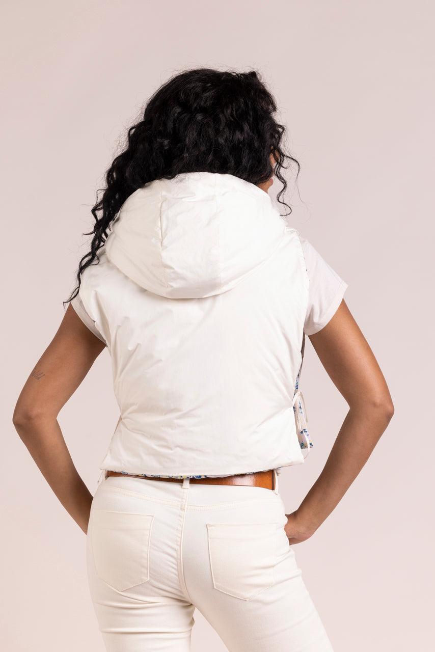 Trench & Coat France Capuche Accessoire Réversible Fantaisie Tissu Déperlant Crème Printemps-Été 2025
