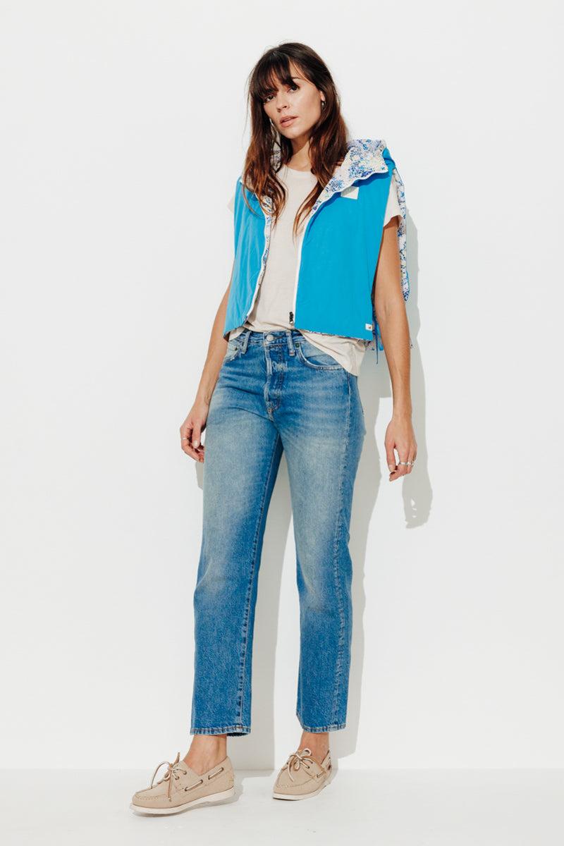 Trench & Coat France Capuche accessoire tissu déperlant bleu Printemps-Été 2025