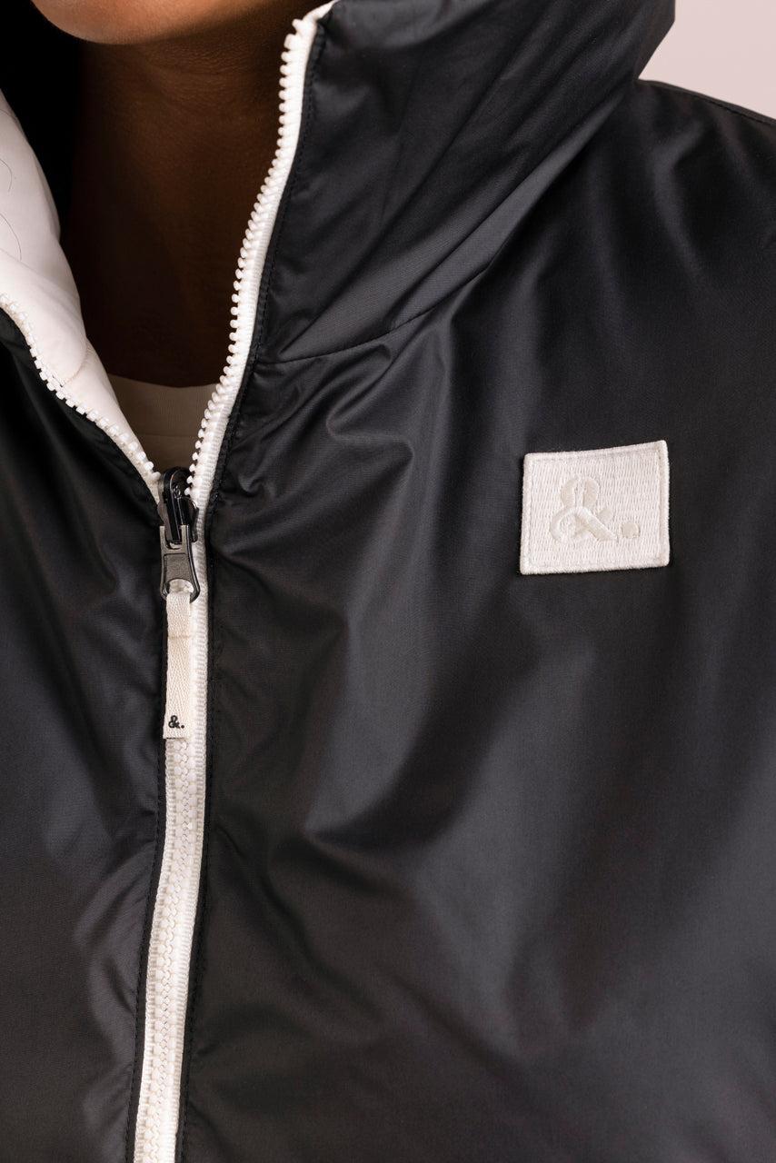 Trench & Coat France Capuche Accessoire Tissu Déperlant Noir Printemps-Été 2025