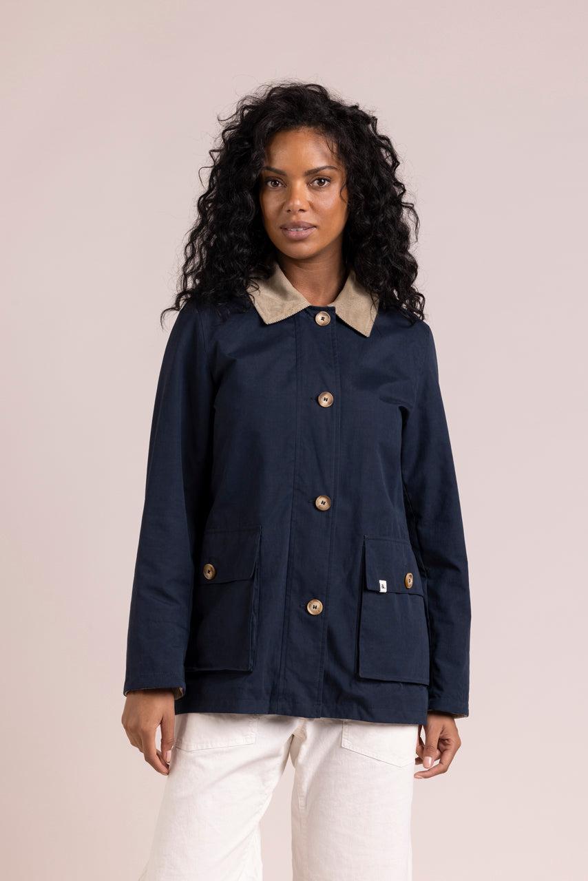 Trench & Coat France Veste Courte Esprit Barbour Bleu Marine Printemps-Été 2025