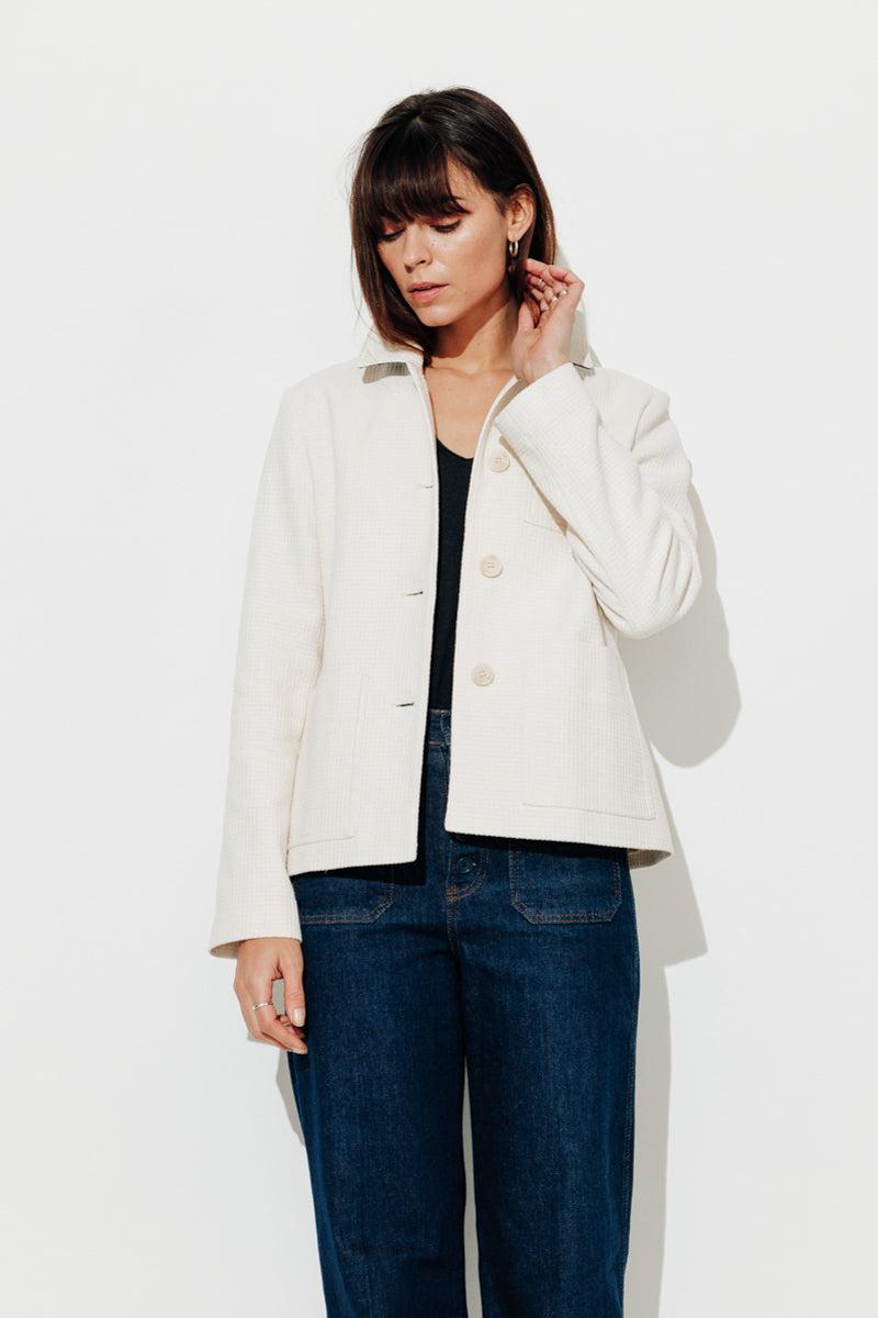 Trench & Coat France Veste Esprit Worker Crème Printemps-Été 2025