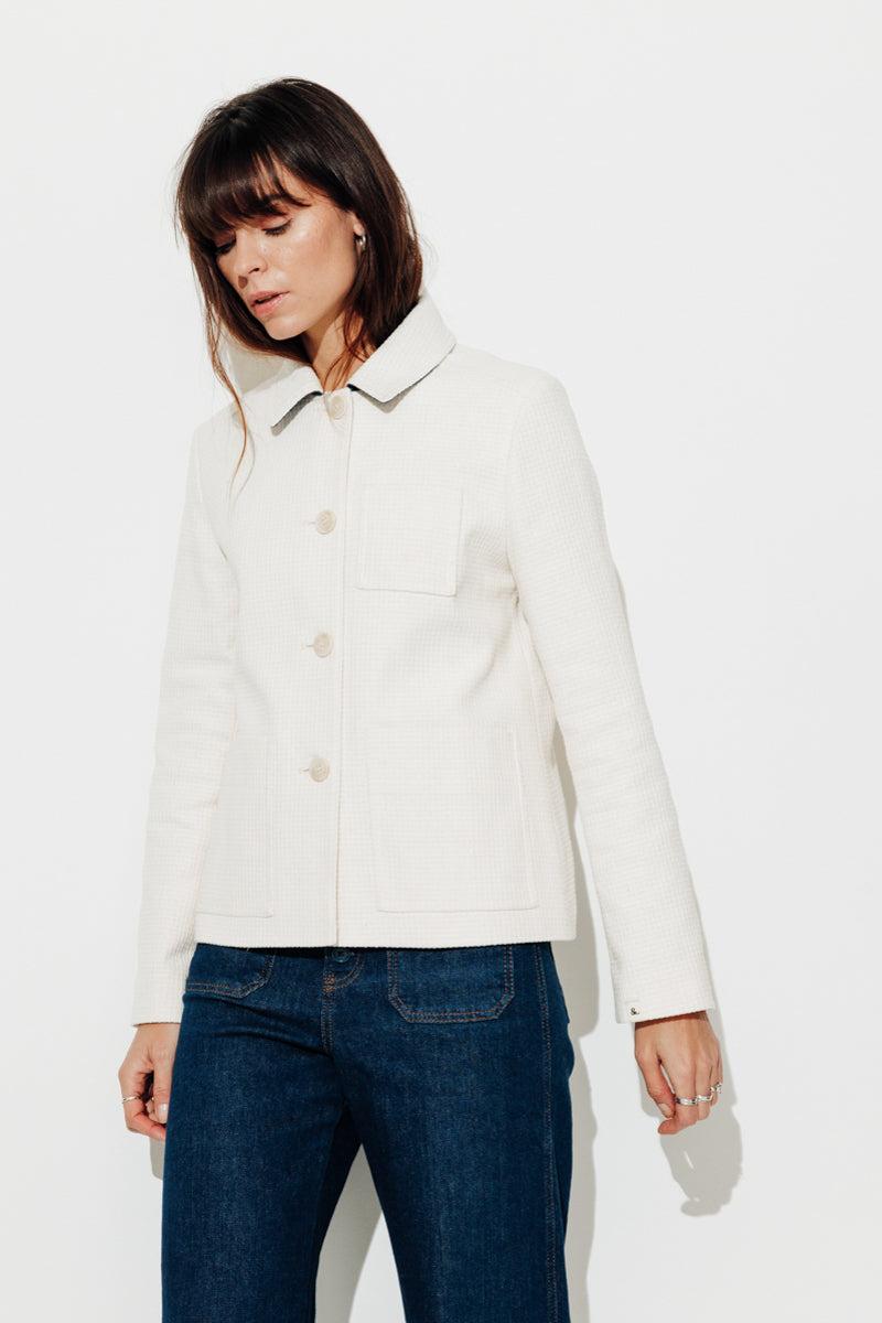 Trench & Coat France Veste Esprit Worker Crème Printemps-Été 2025