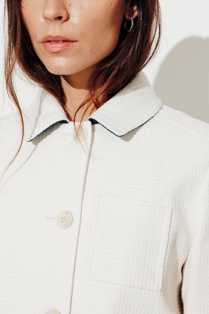 Trench & Coat France Veste Esprit Worker Crème Printemps-Été 2025