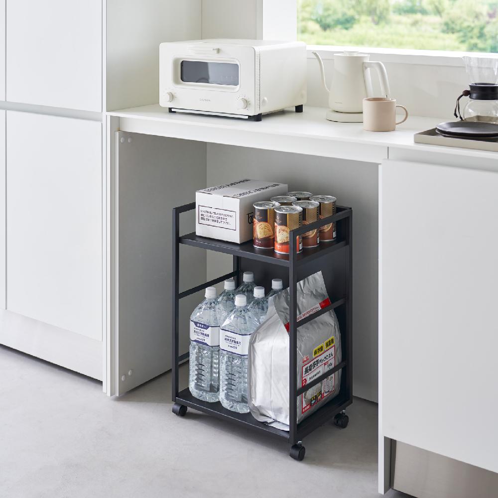 Trendform 2-stöckiger Aufbewahrungswagen TOWER Schwarz