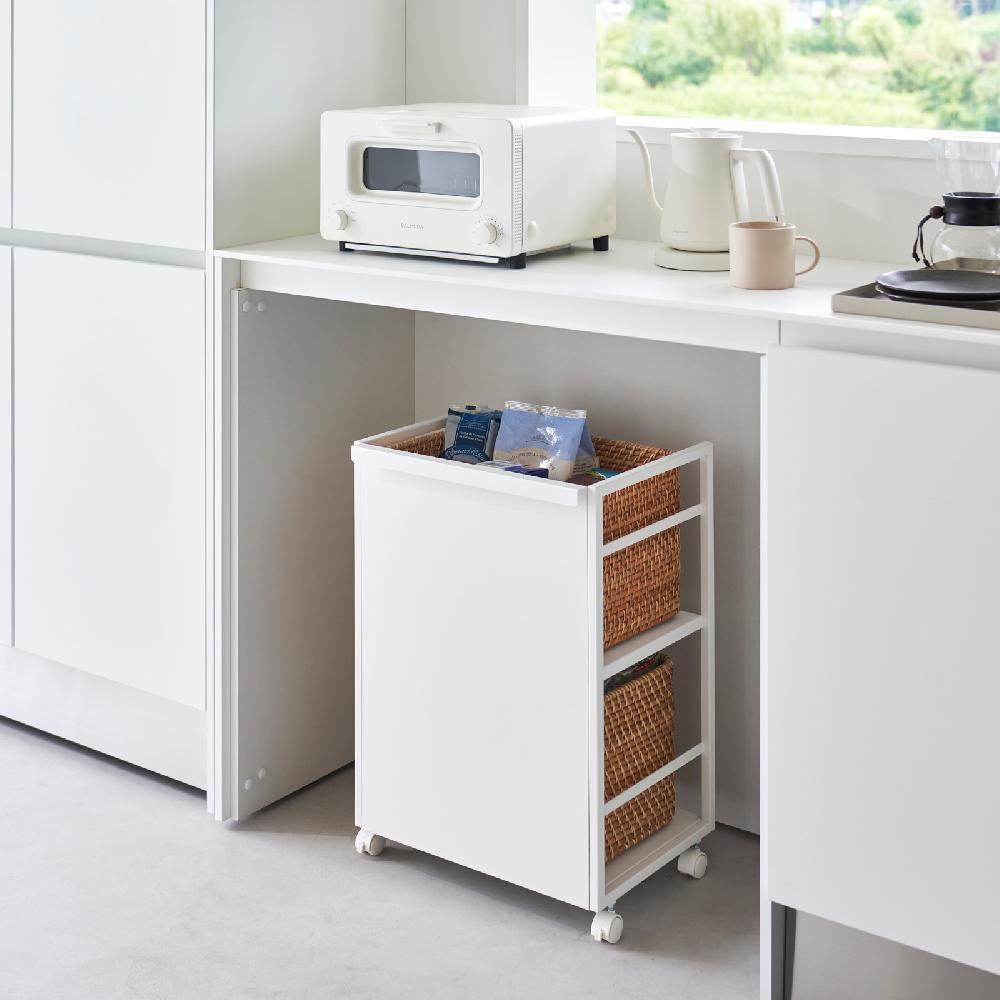 Trendform 2-stöckiger Aufbewahrungswagen TOWER Weiss
