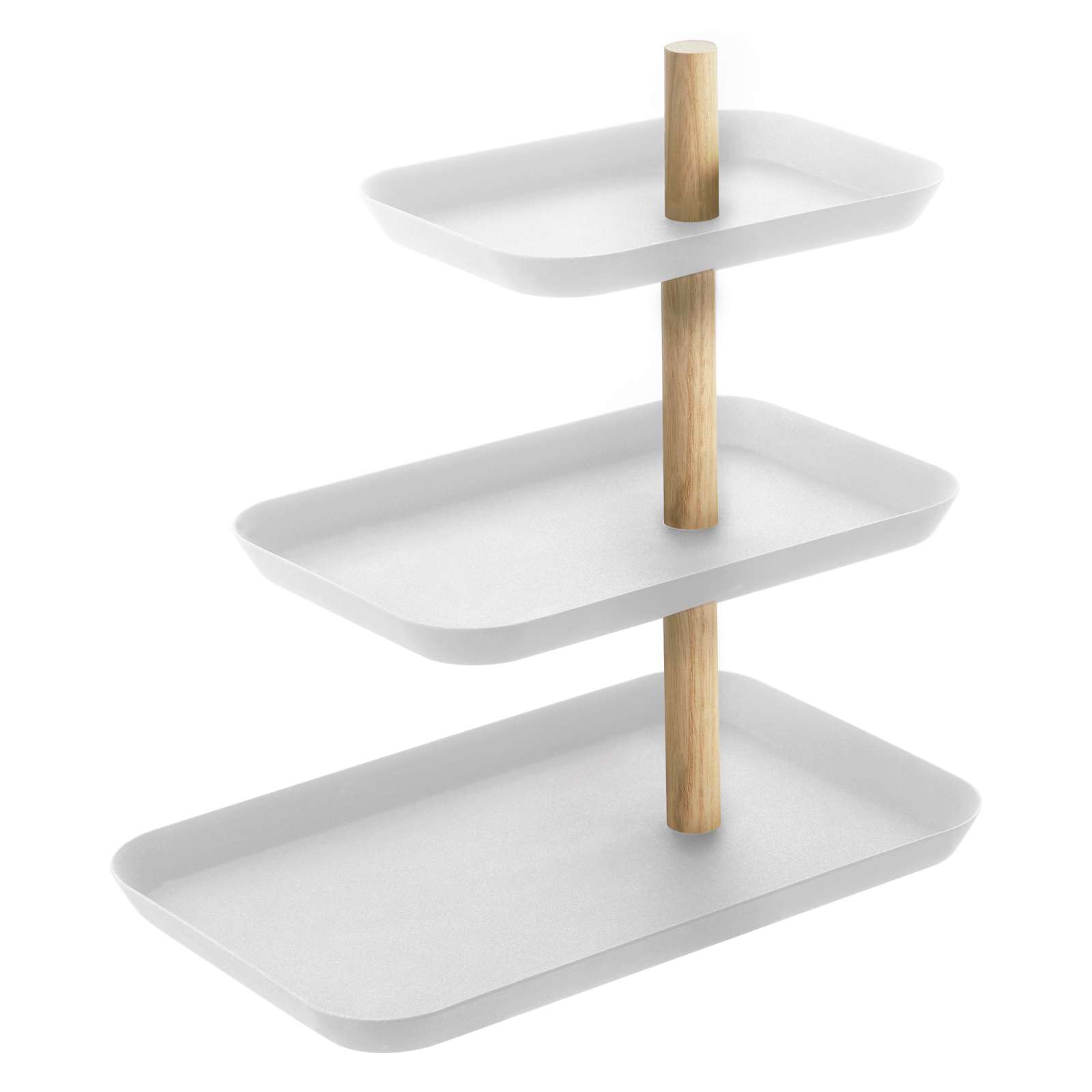 trendform 3-stöckiger Schmuckständer RIN weiss mit drehbaren Ablagen