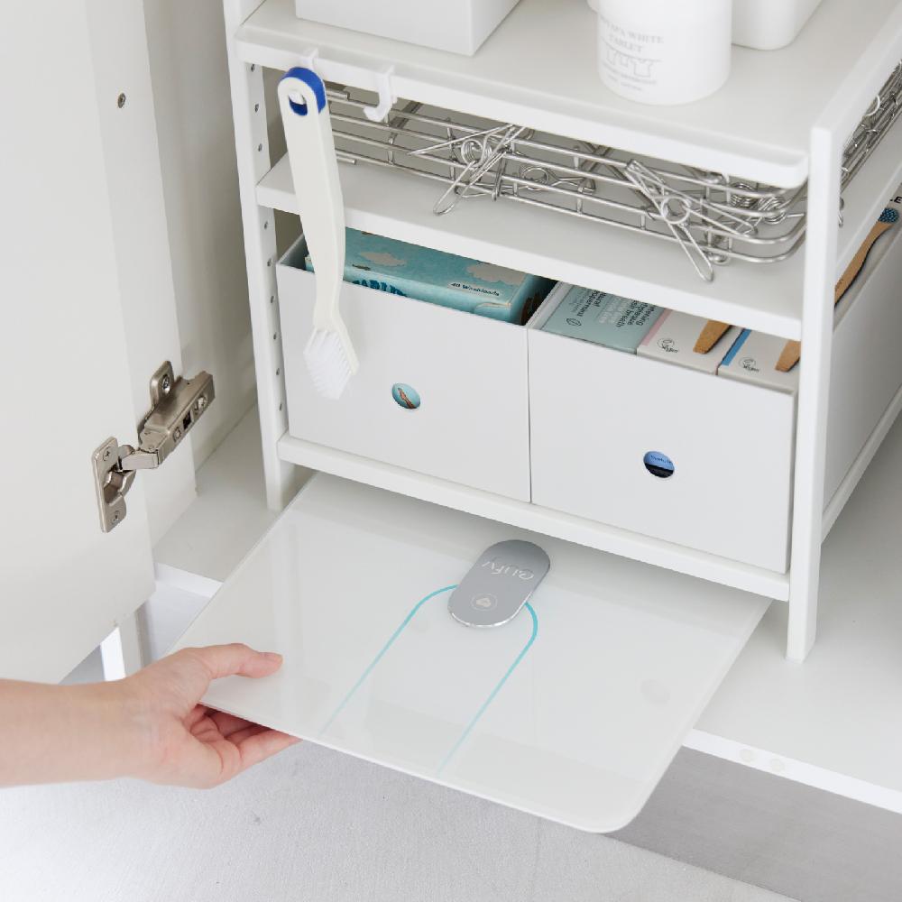 Trendform 3-stöckiger Unterwaschbecken-Organizer TOWER Weiss