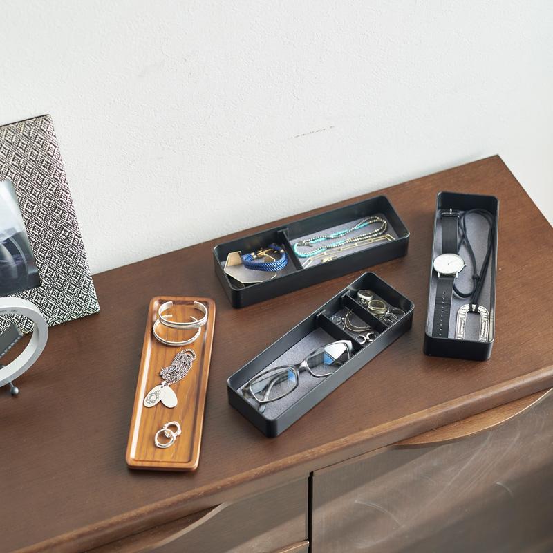 Trendform 3-stufige Accessoire-Ablage RIN Schwarz Mit Deckel