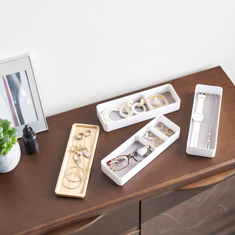 Trendform 3-stufige Accessoire-Ablage RIN Weiss Mit Deckel