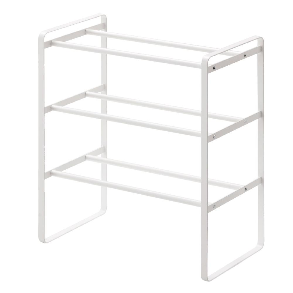 Trendform 3-stufiges Ausziehbares Schuhregal TOWER Weiss