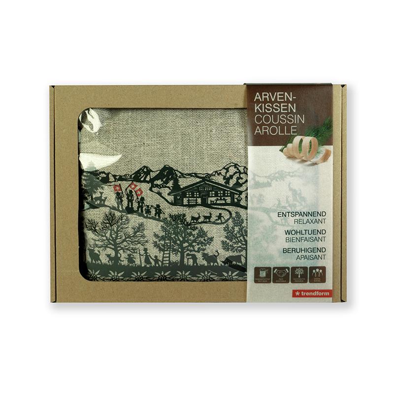 Trendform ARVEN-KISSEN Linen Beige Scherenschnitt By Esther Gerber