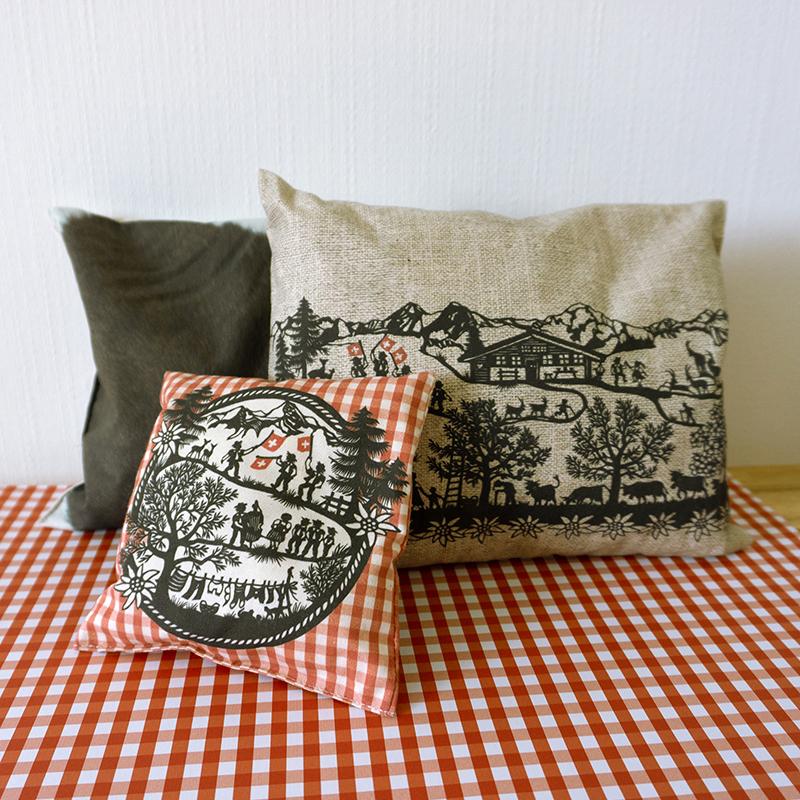 Trendform ARVEN-KISSEN Linen Beige Scherenschnitt By Esther Gerber