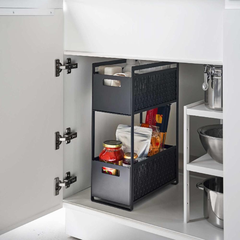 Trendform Aufbewahrungskörbe Mit Ständer TOWER Schwarz