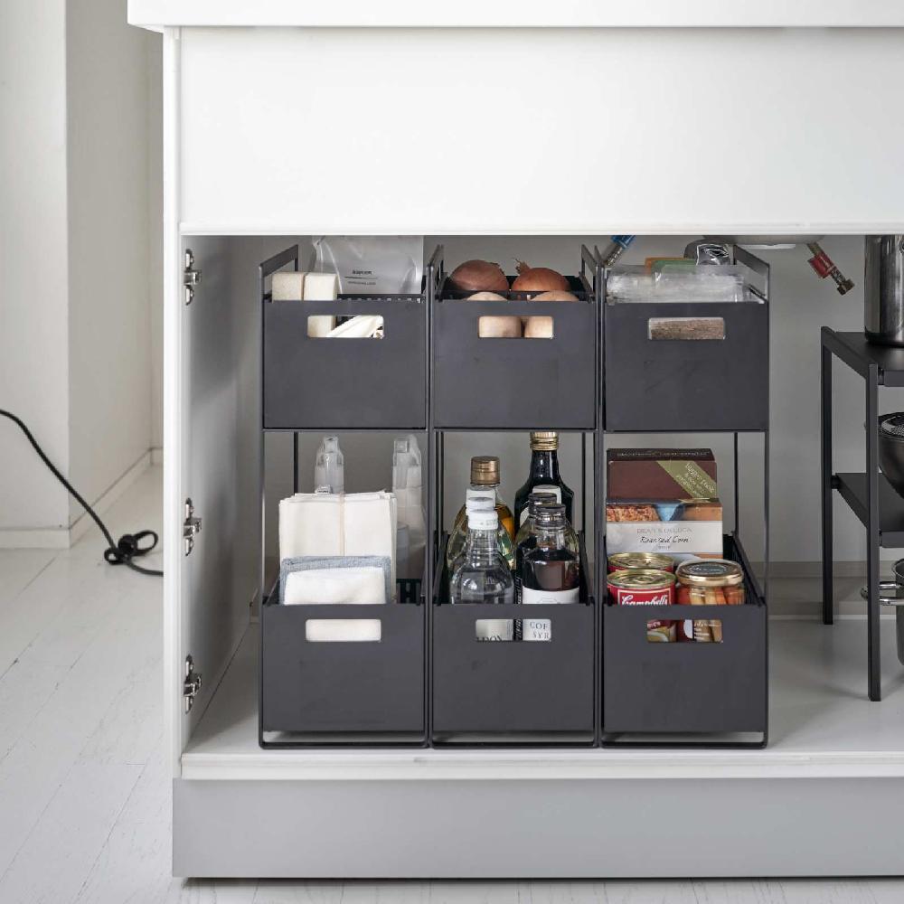 Trendform Aufbewahrungskörbe Mit Ständer TOWER Schwarz