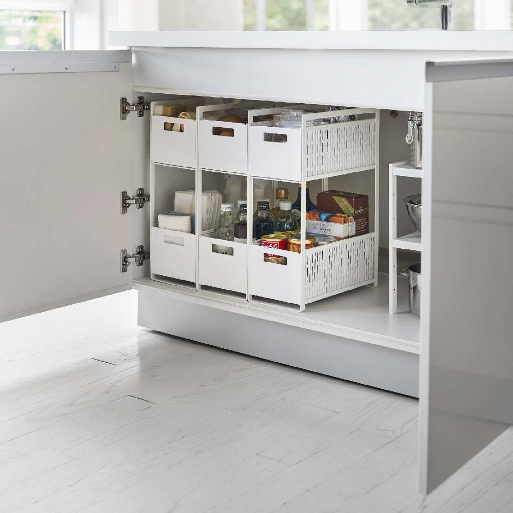 Trendform Aufbewahrungskörbe Mit Ständer TOWER Weiss