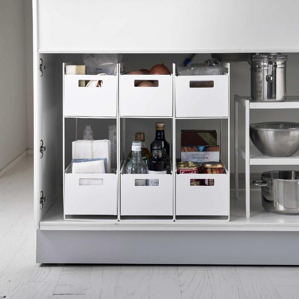 Trendform Aufbewahrungskörbe Mit Ständer TOWER Weiss