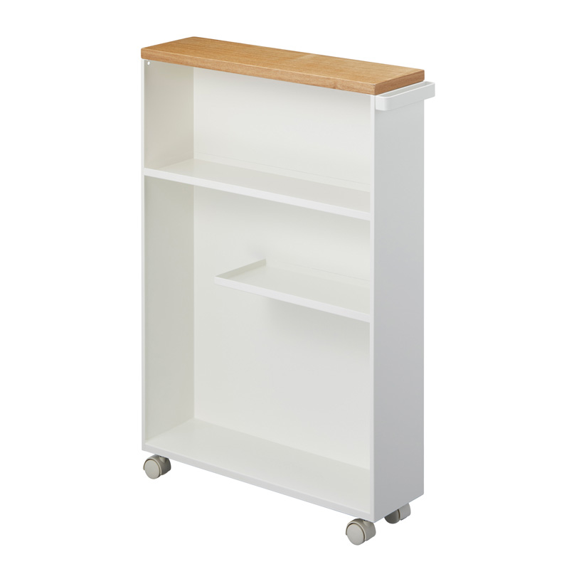 trendform Aufbewahrungswagen TOWER weiss halbgeschlossen