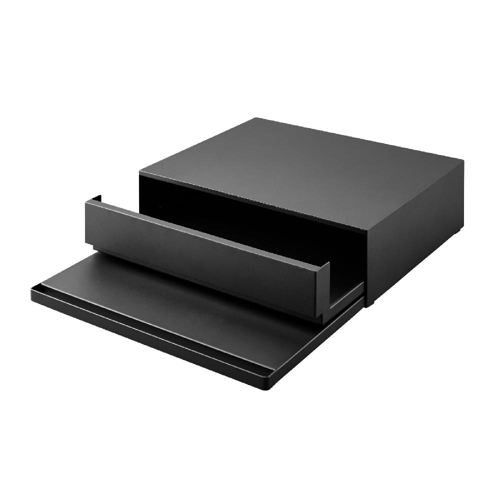 Trendform Ausziehtablett Für Arbeitsplatte TOWER Schwarz Mit Schublade