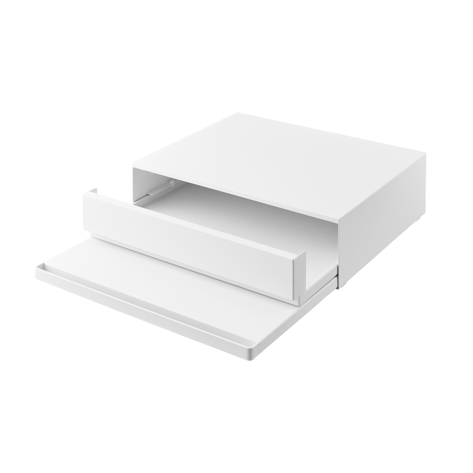 Trendform Ausziehtablett Für Arbeitsplatte TOWER Weiss Mit Schublade